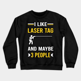 3 People Laser Tag Crewneck Sweatshirt